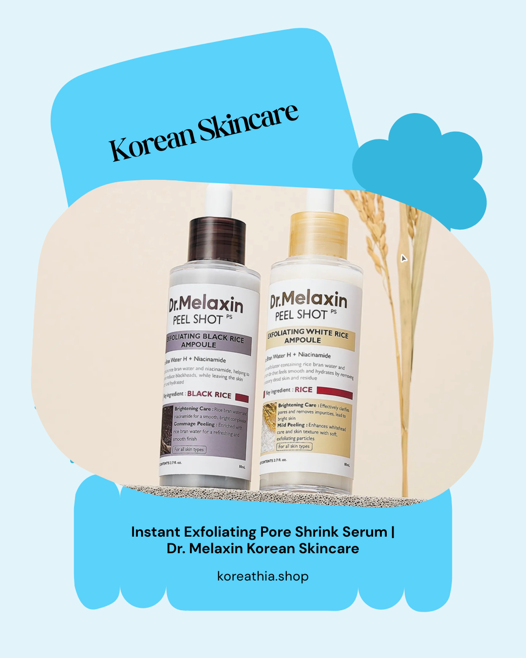 Instant Exfoliating Pore Shrink Serum | Dr. Melaxin Korean Skincare